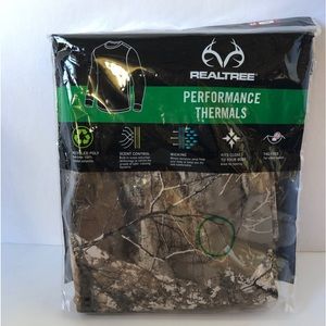Mens Realtree Thermal Top Camo baselayer